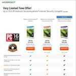 Webroot SecureAnywhere® Internet Security Complete - 5 Devices - 63% Discount (US $29.99 / ~ AU $42)