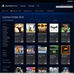 PlayStation Store Games under $23 PS3 & PS VITA