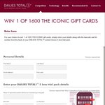 Win 1 of 1600 $20 Iconic Vouchers [Obtain Free Contact Lens Trial Pack from Optometrist]