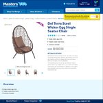 Egg Single Seater Chair $49 at Masters