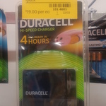 30% off Duracell Hi-Speed Charger with 4 Rechargeable Batteries $19 @ Coles Ramsgate NSW
