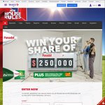 Win 1 of 30 Cash Prizes (Pool $250,000), 20x $5000 Woolworths Dollars from Yahoo!7/House Rules