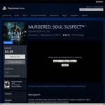 Murdered Soul Suspect US $4.49 (~AU $6.3) @ US PlayStation Store (No PS Plus Required)