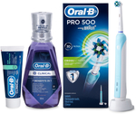 Oral B Pro 500 Cross Action Brush Regimen Kit $38.90 + Postage @ COTD