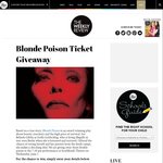 Win 1 of 3 Double Passes to Blonde Poison (Play), June 1 from The Weekly Review (VIC)
