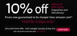 10% off at Borders When Purchasing Online*