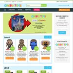 $10 off ($200 Minimum Spend) + Up to 30% off Toys @ Cheeky_toys (LEGO, DUPLO, Hot Toys, Vtech.)