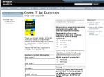 Free eBook: Green IT for Dummies - PDF Download