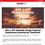 Win 1 of 10 Adelaide Fringe VIP Experiences Worth $95 from Vodafone @ Nova [SA]