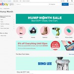 eBay 8% off Sitewide with Min $30 Spend (8PM to 10PM)