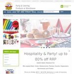 10% off on Wholesale Party and Catering Products from EtailShop, Minimum Order $50