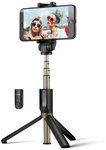 BlitzWolf BW-BS3 Versatile 3 in 1 Bluetooth Mini Extendable Folding Tripod Selfie Sticks,USD $13.99 Shipped Banggood Preorder