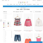 $5 Selected Esprit Kids Clothes - Free Shipping over $50