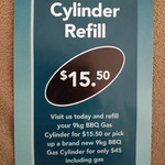 9kg Gas Cylinder Refill $15.50 @ Caltex [Canley Heights, NSW] 