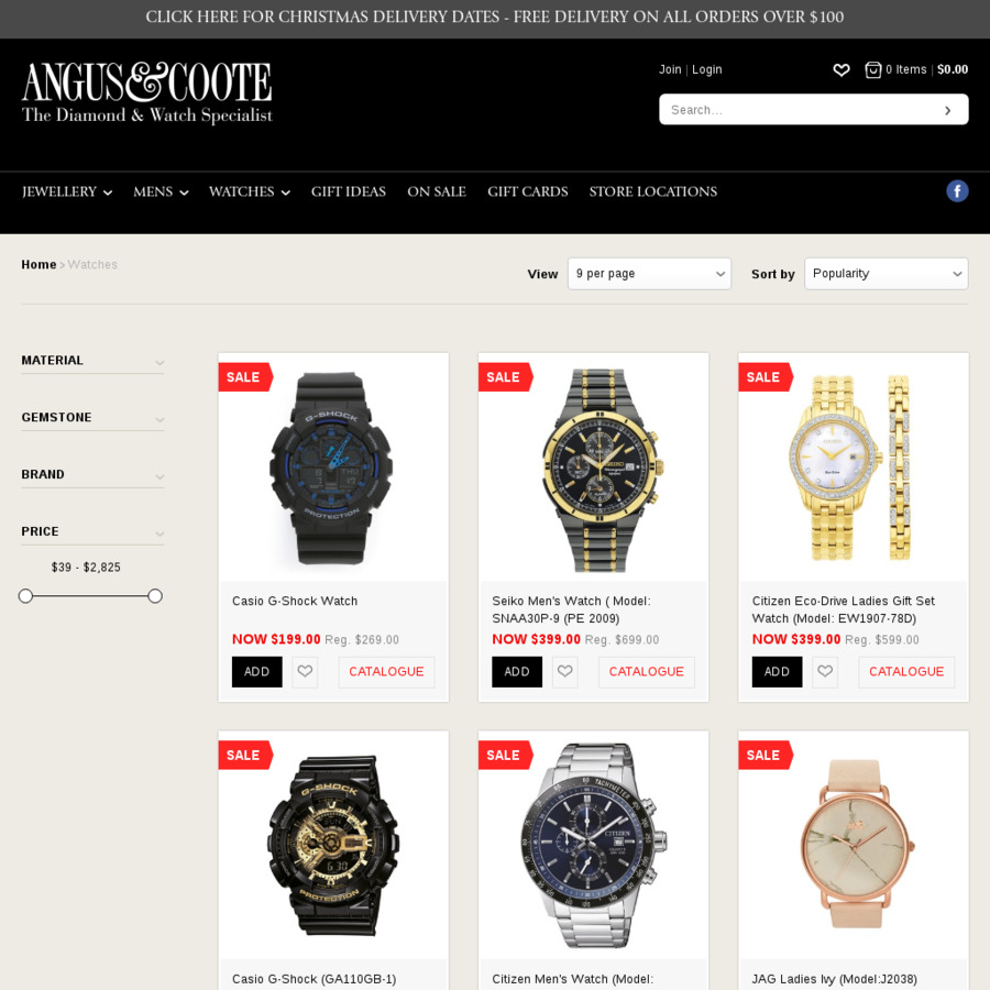 Tissot angus cheap and coote