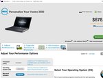 Dell Vostro 3500 Laptop (i5 450M, 4GB Memory, 320GB HDD, Win Vista) - $678.32 Delivered 