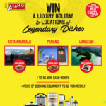 Win 1 of 3 Family Holidays or 1/12 Sunbeam Cooking Package from A. Clouet (Australia) (Purchase 2 AYAM Products)
