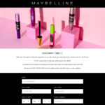 Win 1 of 50 Maybelline New York Beauty Product Prize Packs Worth $188.50 from L'Oreal