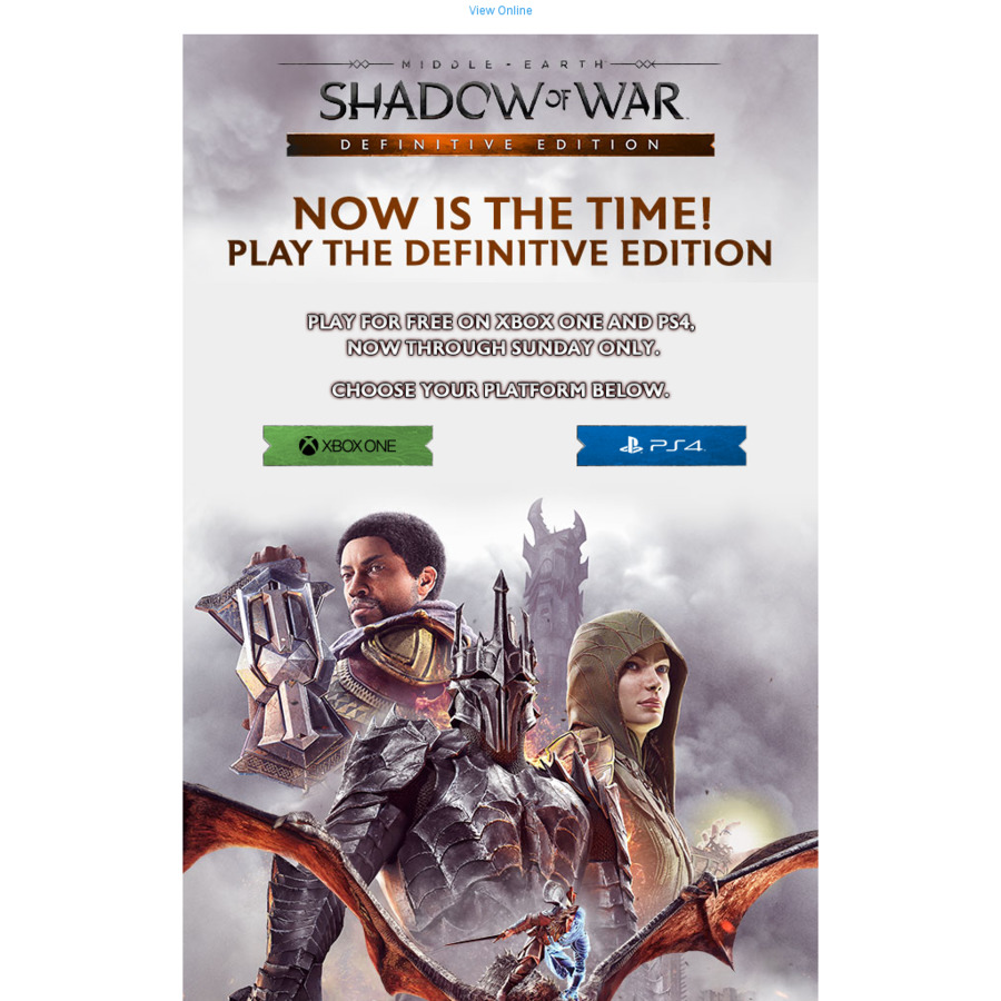 Middle-Earth: Shadow Of War Definitive Edition - Xbox One 