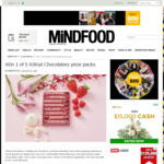 Win 1 of 5 KitKat Chocolatory Prize Packs Worth $50 from MiNDFOOD