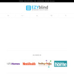 10% off Sitewide (6 Blinds for $53.96) + $9.95 Standard Shipping (Free over $100) @ EZYblind Temporary Blinds