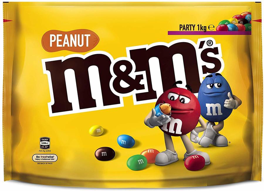 M&M's Peanut Party Pack 1kg