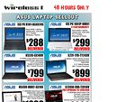 Wireless1 - Asus Laptop Sellout - 6 Laptops from $288 to $2299 - Mediocre deal