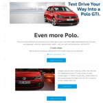 Win an MY19 Volkswagen Polo GTI Worth $36,267 from Volkswagen [Test Drive a VW]
