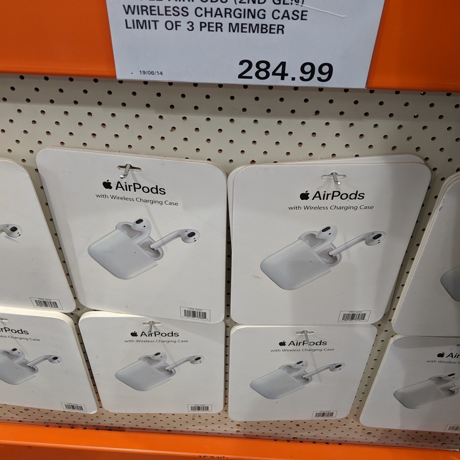apple airpods with wireless charging case costco