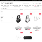 V-MODA Crossfade Wireless 2 Headphones (BLACK / WHITE) $347 (C&C Only) @ David Jones