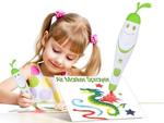 Electri Airbrush Sprayer + 24 Washable Watercolor Pens + 5 Stencil Drawings for Kids $27 (US$19.99) + Free Shipping @ Tendak.com