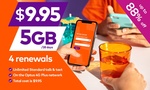 4x 28-Day amaysim Renewals of 5GB Unlimited Plan $6.97 @ Groupon (New Customers)