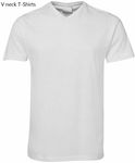 V Neck White T Shirt with Custom Printing - S to 2XL $8.99 + Delivery @ GOOGOOBARRA