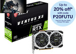 MSI GeForce RTX 2060 Ventus 6GB + COD MW $478 | Gigabyte GeForce GTX 1660 Super 6GB $383 Shipped @ Futu Online eBay