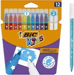 BIC Kids Magic Felt Pens Assorted 12 Pack $2.25 (Was $4.50) & More + Delivery ($0 with Prime/$39 Spend) @ Amazon AU