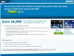 ANZ Qantas Frequent Flyer VISA/AMEX Free 16000 Points, Annual Fee/Joining Waived for First Year
