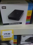 Officeworks - Western Digital WD Elements 1.5TB - $79 In Stores Only