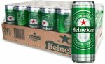 Heineken Lager Fully Imported 24x500mL Can Slab $44.99 + Shipping (Best before 1st Oct 2020) @ Wine Seller Direct