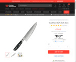 Yaxell Mon 8" Chef Knife $103.97 Delivered @ Kitchen Warehouse