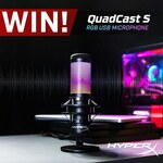 Win a HyperX QuadCast S RGB USB Microphone Worth $299 from PC Case Gear