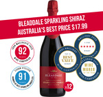Bleasdale Sparkling Shiraz (12 Bottles) $215.88 ($17.99 a Bottle) @ Winenutt