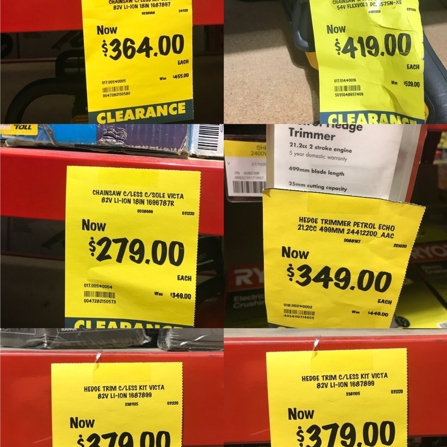 Victa best sale 82v bunnings