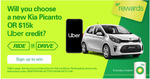 Win a 2021 Kia Picanto Worth $17,980 or $15,000 Worth of Uber/UberEats Credits from BP