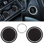 Hianjoo Bling Auto Cup Holder Ignition Ring Stickers $6.49 (Was $9.99) + Delivery ($0 with Prime/ $39 Spend) @ Anjoo Amazon AU