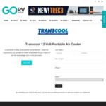 Win a Transcool 12 Volt Portable Air Cooler worth $322 from GoRV [Big 50 Bonanza]