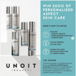Win a $600 Skincare Voucher with Aspect Skincare and Unoit Salon Sydney from Renae's World