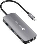NOVOO 7 in 1 USB C Hub with 4*USB/HDMI/Ethernet/100W PD $42.49 Delivered @ Wellmade Brands AU via Amazon AU