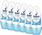 6x Rexona Women Antiperspirant Roll On Deodorant Antibacterial 50ml $3/$2.7 (S&S) + Delivery ($0 w Prime/ $39 Spend) @ Amazon AU