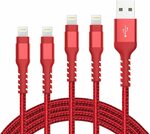 iPhone Charge Cable,  Lightning Cable 4 Pack 2x3ft 2x6ft $15.15 + Delivery ($0 with Prime /$39 Spend) @ Boreguse Amazon AU