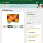 Collect up to 1400 Everyday Rewards Points When Purchasing a WISH Gift Card @ Woolworths Gift Cards